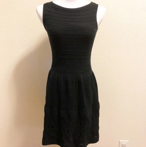 Ralph Lauren | Dresses | Ralph Lauren Black Crochet Fit Flare Dress |  Poshmark